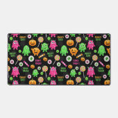 "Niedliche" Monster und Halloween Spaß nahtlos Schreibtischunterlage (Vorderseite)