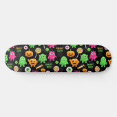 "Niedliche" Monster und Halloween Spaß nahtlos Skateboard (Horizontal)