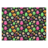 "Niedliche" Monster und Halloween Spaß nahtlos Tischdecke (Vorderseite (Horizontal))