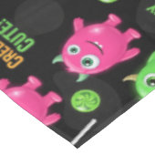 "Niedliche" Monster und Halloween Spaß nahtlos Tischdecke (Schrägansicht)