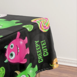 "Niedliche" Monster und Halloween Spaß nahtlos Tischdecke