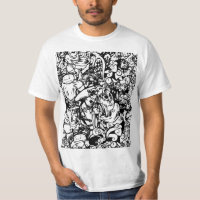 Niedliche Monster & Voodoo Dollars in Schwarz & We