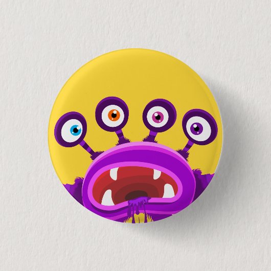NIEDLICHE MONSTERS BUTTON (Vorderseite)