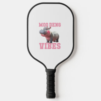 Niedliche MOO DENG VIBES Nur Baby Hippo Kindergart Pickleball Schläger