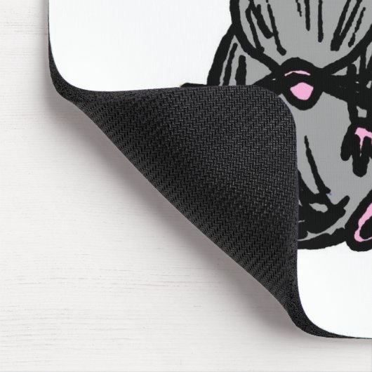 Niedliche Mooska Maus Mousepad (Ecke)