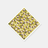 Niedliche Mops Paper Napkins Serviette (Ecke)