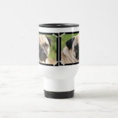 Niedliche Mops-Reise-Tasse Reisebecher (Mittel)