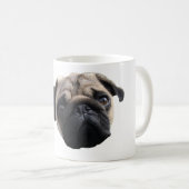 Niedliche Mops-Tasse Kaffeetasse (VorderseiteRechts)