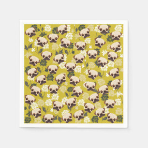 Niedliche Möpsen Papier Napkins Serviette