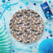 Niedliche Möpsen Pappteller (Party)