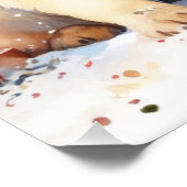 Niedliche Möpsen Poster (Ecke)