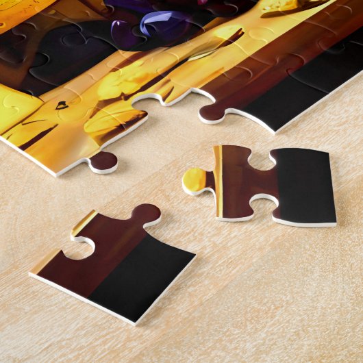 Niedliche Mosaik Feldmäuse Vivid farbiges Puzzle C (Seite)