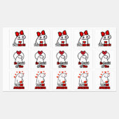 Niedliche Motivierend Aufkleber - Belohnung & Lob  (Blatt)