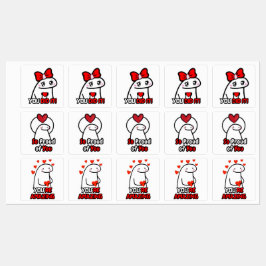 Niedliche Motivierend Aufkleber - Belohnung & Lob