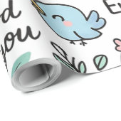 Niedliche Motivierend Zitate und glückliche Zeiche Geschenkpapier (Rolleneckpunkt)