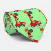 Niedliche Motorisierte Cartoon Pferde Krawatte (Gerollt)