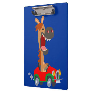 Niedliche Motorisierte Cartoon-Pferdeklammer Klemmbrett