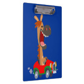 Niedliche Motorisierte Cartoon-Pferdeklammer Klemmbrett (Rechts)