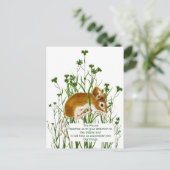 Niedliche Mouse Totem Spirit Guide Postkarte (Stehend Vorderseite)
