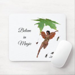 Niedliche Mühle mit braunem Flügelprofil Mousepad