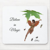 Niedliche Mühle mit braunem Flügelprofil Mousepad (Vorne)