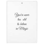 Niedliche Mühle mit brauner Flügelklammer Klemmbrett (Rückseite)