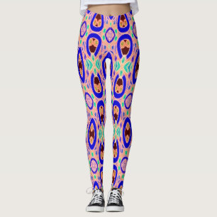 Niedliche Multicolor-Leggings "Ratti_Creative_Arts Leggings