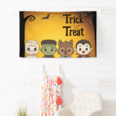 Niedliche Mumie, Frankenstein, Dracula, Werwolf Banner (Insitu)