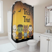 Niedliche Mumie, Frankenstein, Dracula, Werwolf Duschvorhang (Beispiel)