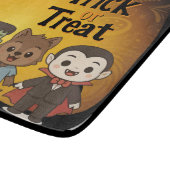 Niedliche Mumie, Frankenstein, Dracula, Werwolf Schneidebrett (Ecke)