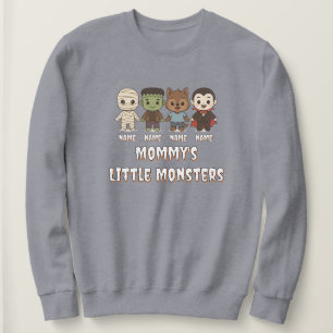 Niedliche Mumie, Frankenstein, Dracula, Werwolf Sweatshirt