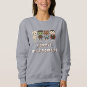 Niedliche Mumie, Frankenstein, Dracula, Werwolf Sweatshirt (Vorderseite)