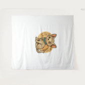 Niedliche Mummy Cat - Altes Ägypten Kunst überdeck Wandteppich (Vorderseite (Horizontal))