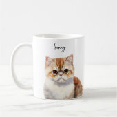 Niedliche Munchkin Cat Custom Best Mama / Vater Kaffeetasse (Links)