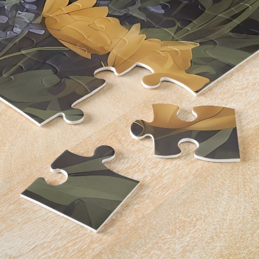 Niedliche Munchkin-Kat- und Buttercup-Blume Puzzle (Seite)