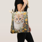 Niedliche Munchkin-Kat- und Buttercup-Blume Tasche (Von Nahem)