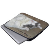 Niedliche Münzprägekatze Laptop-Sieb Laptopschutzhülle (Vorne Knopf)