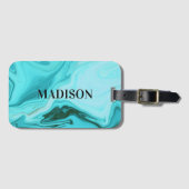 Niedliche Mürrisblume Gepäckanhänger (Vorderseite (Horizontal))