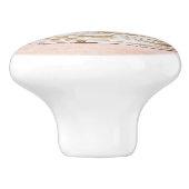 Niedliche Muschel, die im Meer lebt Wasserfarbenku Keramikknauf (Seitenansicht)