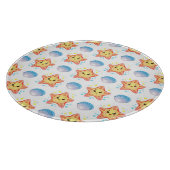 Niedliche Muscheln Schneidebrett (Ecke)
