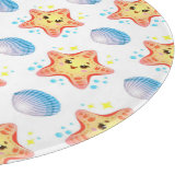 Niedliche Muscheln Schneidebrett (Ecke)
