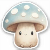 Niedliche Mushroom-Aufkleber für Vinyl-Aufkleber n Aufkleber (Vorderseite)