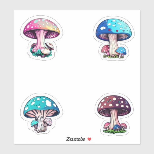 Niedliche Mushroom Pack Aufkleber (Blatt)