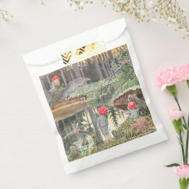 Niedliche Mushroom Woodland Frog Kinderdusche Geschenktütchen