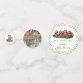 Niedliche Mushroom Woodland Frog Kinderdusche Konfetti (Vorderseiten)