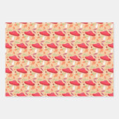 Niedliche Mushroom Wrapping Paper Sheets | Emma Geschenkpapier Set (Vorderseite 3)