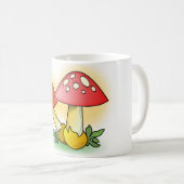 NIEDLICHE MUSHROOME KAFFEETASSE (VorderseiteRechts)