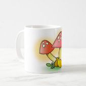 NIEDLICHE MUSHROOME KAFFEETASSE (Vorderseite Links)