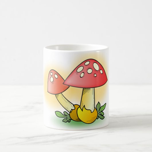 NIEDLICHE MUSHROOME KAFFEETASSE (Mittel)