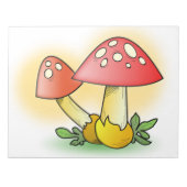 NIEDLICHE MUSHROOME NOTIZBLOCK (Vorderseite)